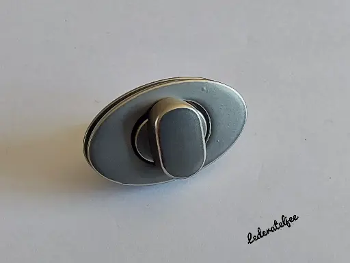S143 Handtasslot Mat Nikkel Sandblasted