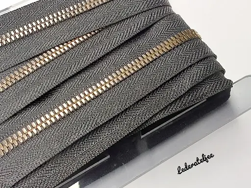 Rits YKK Excella 5 mm Bronzen tandjes 
